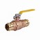 Midline Valve 532VLV034 DoubleORing Press Ball Valve with 34 in Connections Brass