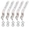 MIDLINE VALVE Replacement Lever Handle for MIDLINE VALVE 610 Series Only 1 in Ball Valve Stainless Steel Quarter Turn with Vinyl Grip for Natural Gas 5 Pack