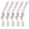 MIDLINE VALVE Replacement Lever Handle for MIDLINE VALVE 610 Series Only 1 in Ball Valve Stainless Steel Quarter Turn with Vinyl Grip for Natural Gas 5 Pack