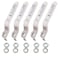 MIDLINE VALVE Replacement Lever Handle for MIDLINE VALVE 610 Series Only 1 in Ball Valve Stainless Steel Quarter Turn with Vinyl Grip for Natural Gas 5 Pack