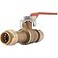 SharkBite 12 Inch Slip Ball Valve Push to Connect Brass Plumbing Fitting PEX Pipe Copper CPVC PERT HDPE 24735LF
