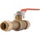 SharkBite 12 Inch Slip Ball Valve Push to Connect Brass Plumbing Fitting PEX Pipe Copper CPVC PERT HDPE 24735LF