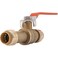 SharkBite 12 Inch Slip Ball Valve Push to Connect Brass Plumbing Fitting PEX Pipe Copper CPVC PERT HDPE 24735LF