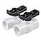 AIPOR 34 PVC Ball Valve 2Pack ShutOff Valve with Easy to Rotate and Excellent Handle for Swimming Pool Irrigation Sewage Pump Rated at 150 PSI 34 inch Socket SCH40