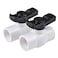 AIPOR 34 PVC Ball Valve 2Pack ShutOff Valve with Easy to Rotate and Excellent Handle for Swimming Pool Irrigation Sewage Pump Rated at 150 PSI 34 inch Socket SCH40