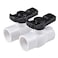 AIPOR 34 PVC Ball Valve 2Pack ShutOff Valve with Easy to Rotate and Excellent Handle for Swimming Pool Irrigation Sewage Pump Rated at 150 PSI 34 inch Socket SCH40