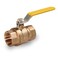 Midline Valve 822T223NL Premium Full Port Ball Valve Brass 1 in FIP