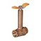 Midline Valve 75344 Premium Brass Ball Valve Long Bonnet with THandle with 12 in FIP Connections