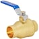 Eastman Heavy Duty Full Port Brass Ball Valve 112 in Sweat x 112 in Sweat Connection 20069LF