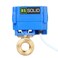 U.S. Solid US Solid Motorized Ball Valve 12 Brass Ball Valve with Full Port 924V ACDC and 2 Wire Auto Return Setup Normally Open