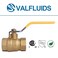 VALFLUIDS Full Port Forged LF Brass Ball Valve With Female Thread NPT Connector 150 PSI WSP 600 PSI WOG 114 Inch