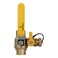 Midline Valve 928D223 High Flow Drain Ball Valve 3 Way Adjustable Flow Path Brass 1 in SWT