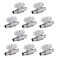 EFIELD Pack of 10 14 Turn Straight shut off Valve Barb Crimp 12 Pex X 12 Pex Chrome Plated ASTM F1807VALVE10510PCS