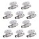 EFIELD Pack of 10 14 Turn Straight shut off Valve Barb Crimp 12 Pex X 12 Pex Chrome Plated ASTM F1807VALVE10510PCS