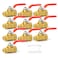 GASHER 10PCS 14 Inch Brass Mini Ball Valve Shut Off Valve 14 Inch Male x Female NPT Thread Pipe Fitting