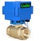 Goahke 1 Motorized Ball Valve Brass Ball Valve Standard Port 924V ACDC 2 Wire Auto Return Electric Shut Off Ball Valves