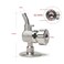 HOMHOK 15 Stainless Sampling Valve Sanitary SS304 Beer Sampling Valve Clamp End for Brew Equipment Beer Wine Beverage Milk