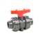 ChillWaves PVC True Union Ball Valve with Full Port114DN32 Slip SocketASTM EPDM Oring for Water System1PACK