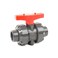 ChillWaves PVC True Union Ball Valve with Full Port114DN32 Slip SocketASTM EPDM Oring for Water System1PACK