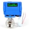 Goahke Motorized Ball Valve 12 Full Port 2 Wire Auto Return Stainless Steel Ball Valve 924V ACDC Electric Shut Off Ball Valves