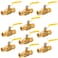 WHK 10 Pack 34 Press Pro press Ball Valve Pro Press Ball Valve Fittings to Press into 34 CopperLeadFree10PCS