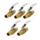 Midline Valve 932VLV0345 Premium Press Ball Valve with 34 in Connections Brass Pack of 5