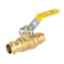 EFIELD 34 Copper Press Ball Valve with EPDM Oring14 Turn Full Port Shut Off Stop Ball Valve For Copper Tubing Connection 1VALVE243