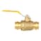 EFIELD 34 Copper Press Ball Valve with EPDM Oring14 Turn Full Port Shut Off Stop Ball Valve For Copper Tubing Connection 1VALVE243