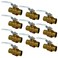 PROCURU 10Pack 34Inch Sweat CxC Heavy Duty Brass Ball Valve Full Port 600 WOG LF Safe 3BC07510P