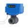 U.S. Solid US Solid 12 UPVC Motorized Ball Valve Plastic Electrical Ball Valve with Standard Port 2 Wire Auto Return 924V ACDC Normally Open