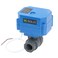U.S. Solid US Solid 12 UPVC Motorized Ball Valve Plastic Electrical Ball Valve with Standard Port 2 Wire Auto Return 924V ACDC Normally Open