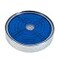 The Yan He 62mm Point high Precision Universal Level Bubble Metal Bubble Water Leveler Cross Level Gauge Small Household Blue Luminous Magnetic