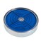 The Yan He 62mm Point high Precision Universal Level Bubble Metal Bubble Water Leveler Cross Level Gauge Small Household Blue Luminous Magnetic