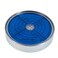 The Yan He 62mm Point high Precision Universal Level Bubble Metal Bubble Water Leveler Cross Level Gauge Small Household Blue Luminous Magnetic