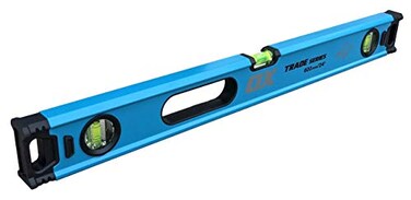OX Tools Trade 2ft Level Box Beam Aluminum Body 24 Inch Levels Hand Tools Magnified Vials Shock Absorbing End Cap with Soft Grip Handle Leveler Tool
