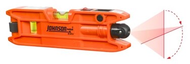 Johnson Level Tool 400915 Magnetic Torpedo Laser Level 2 x 6 Orange 1 Level