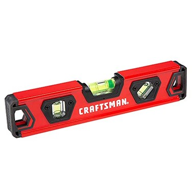 CRAFTSMAN Torpedo Level 9 Inch With Shock Absorbing End Caps CMHT82390