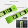 VNW 9 Inch Torpedo Level Magnetic Bubble Level with 4590180 Bubble Vials Shock Resistant Leveler Tool for Measuring 4