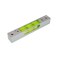 The Yan He High precision aluminum alloy metal adjustable level bubble small square bar luminous magnetic length 150 hole pitch 130MM