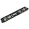 BETHEL 9 Inch Magnetic Torpedo Level with 4 Bubble Vials VGroove Magnetic Rails Black Aluminum Alloy Construction