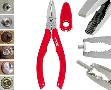 VAMPLIERS 625 Stripped Screw Extractor Pliers Made in Japan TimeSaving Screw Removal Tool Quickly Extracts Rusted Stuck Damaged Screws Fasteners