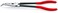 Knipex 28 81 280 Long Reach Needle Nose Pliers with transverse profiles angled 45