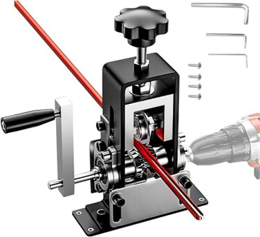Hizmivos Manual Wire Stripping Machine Gauge Wire 0061 inchesScrapping Copper Wire Peeler MachineDrill Powered Hand Crank Wire Stripper Tool for Scrap Copper Recycling