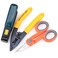 Cruiser Optic Fiber Cable Cutter Stripper Scissors for Fiber Optic Kevlar Shears with Double Hole Pliers