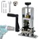 LILOOVKE Wire Stripper 125mm Tool Wire Stripper Machine for Hand Crank or Drill Powered Manual Can be Fixed or Removed Cable Stripper for Copper Scrap RecyclingSilver