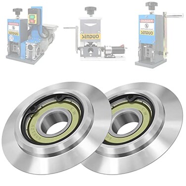 SENDUO 2 PCS Upgraded Replacement Blade65mn Spring Steel Blade for Copper Wire Stripping Machine Powered Cable Stripper Cutters