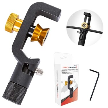 GROWORD 8286MM Cable Stripper FTTH Armored Fiber Cable Stripping Knife Radial Cutter Slitter Tools for Stripping Fiber Optic Cable Jackets