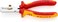 Knipex Insulation Stripper with opening spring universal chromeplated insulated with multicomponent grips VDEtested 160 mm 11 06 160