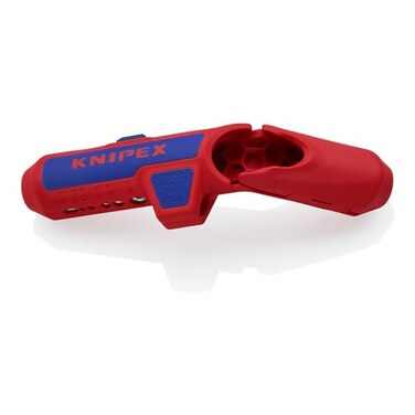 KNIPEX Ergostrip Universal Stripping Tool for RightHanders 135 mm Round Cable Coax Cables Data Cables Wire Stripper 16 95 01 SB