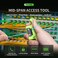 KOMSHINE Fiber Optical Cable Stripping Tool Loose Tube Buffer MidSpan Access Tool 19mm33mm Fiber Optic Stripper Suit for Fiber Jackets and Loose Buffer Tubes 2 Pieces